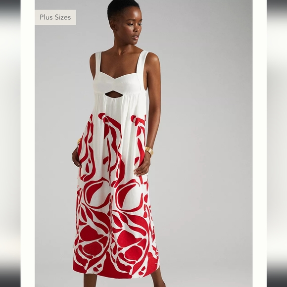 Front Cutout Maxi Dress Anthropologie